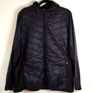 Nola Women's Light Weight Packable Hooded Puffer Jacket Black Sz 3X. Sz 18/20